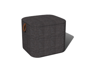GR-101 Storage Ottoman (MERLOT)